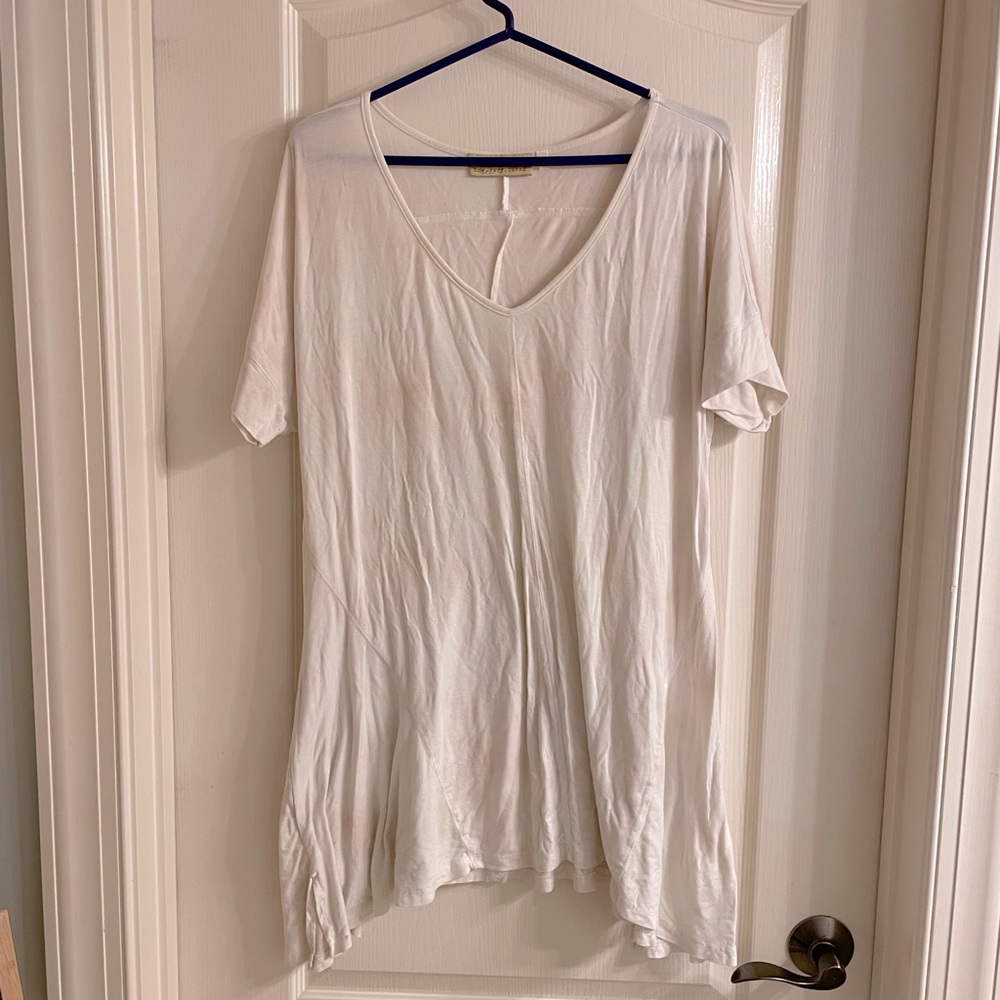 Light Pink tie dye T-shirt dress